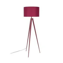Tripod Vloerlamp Burgundy Rood