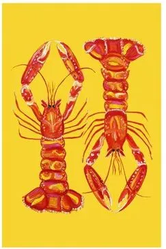LANGOUSTINES ON YELLOW